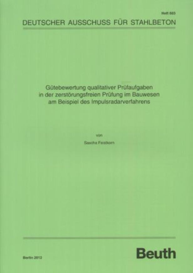 DAfStb 603: Gütebewertung qual itativer Prüfaufgaben