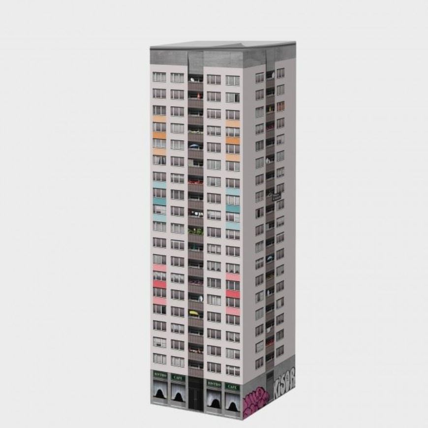 Paperscraper - Plattenbau