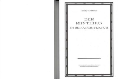 Moisej Ginzburg - Der Rhythmus in der Architektur