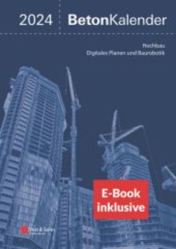Beton-Kalender 2024 EINZELBEZUG  Buch + EBOOK, 2 Teile
