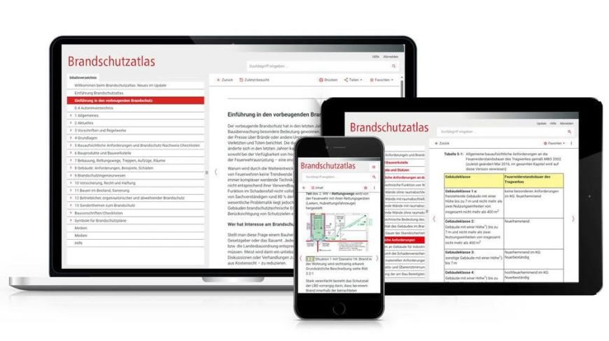 Brandschutzatlas Digital Abo Einzelplatzversion