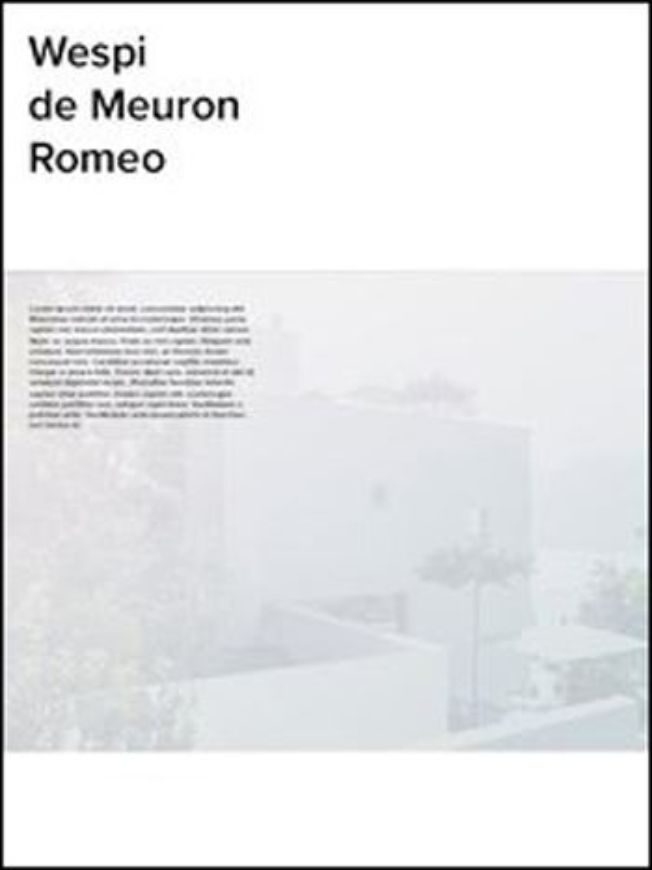 Wespi - de Meuron - Romeo