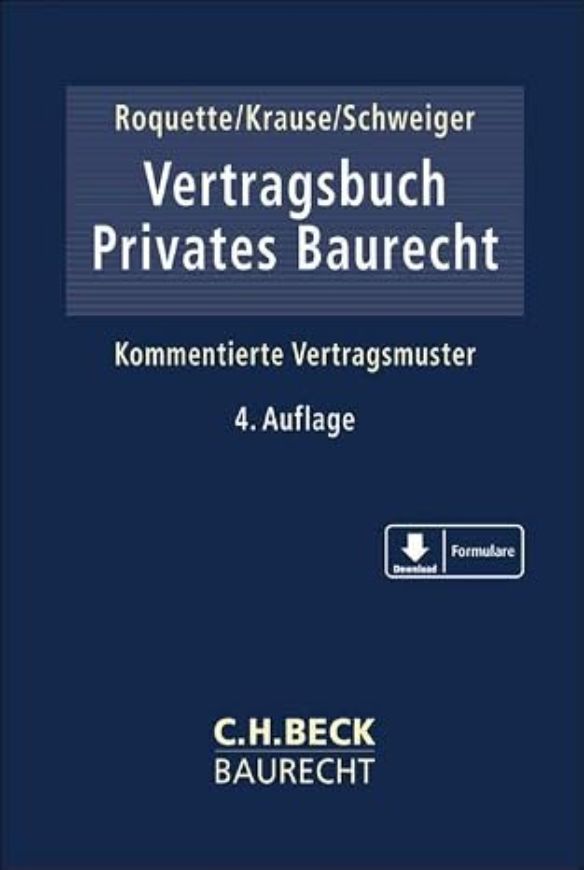 Vertragsbuch Privates Baurecht