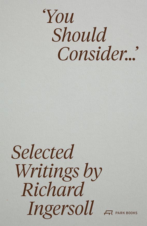 You Should Consider...