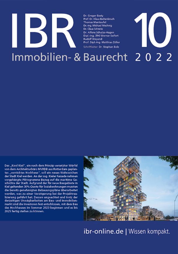 IBR - Immobilien- + Baurecht