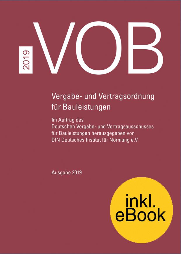 VOB Gesamtausgabe 2019 -  Bundle Buch + EBOOK