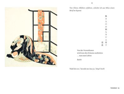 Haiku der Jahreszeiten.